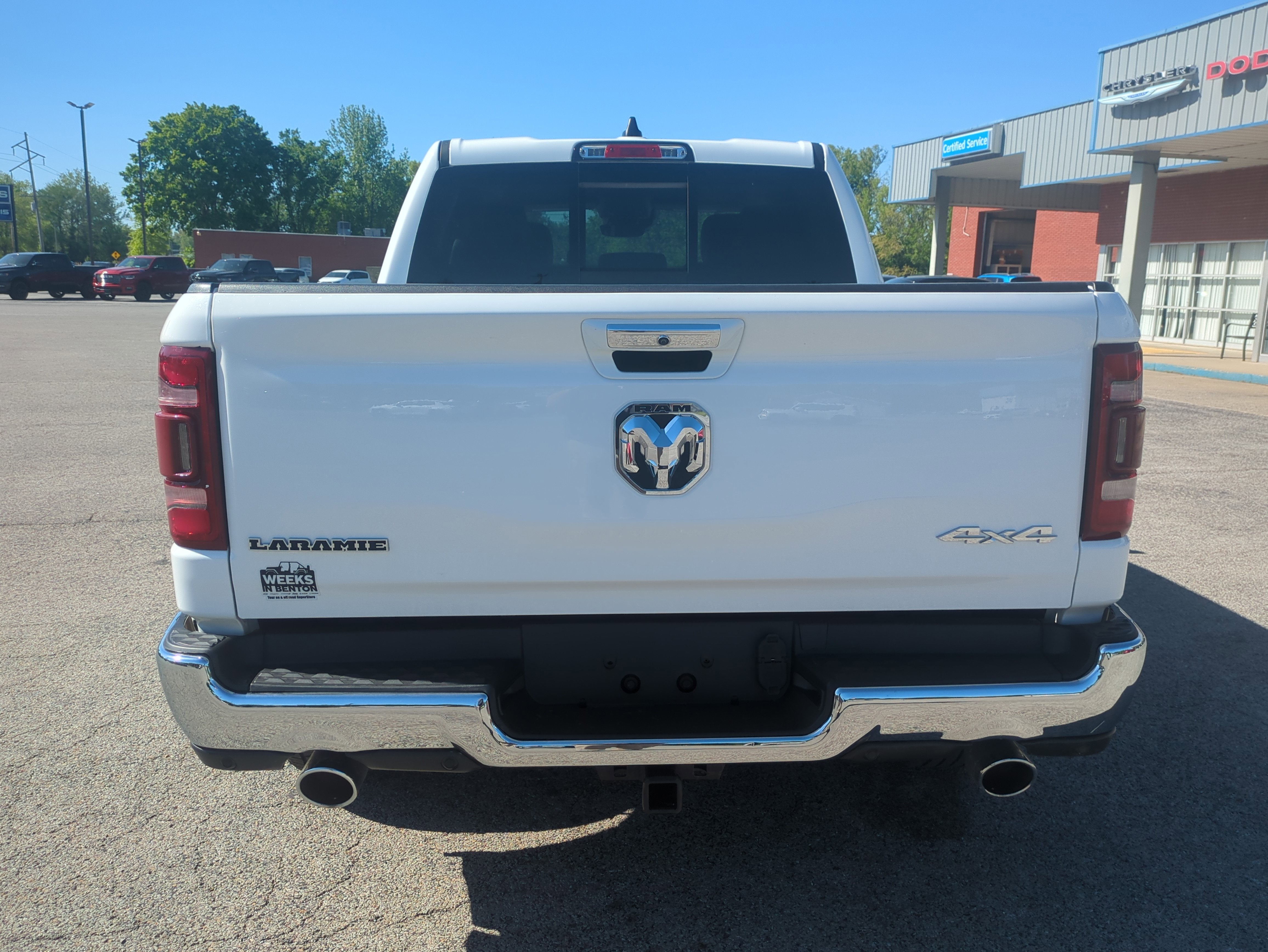 2022 RAM 1500 — rear three-quarter view